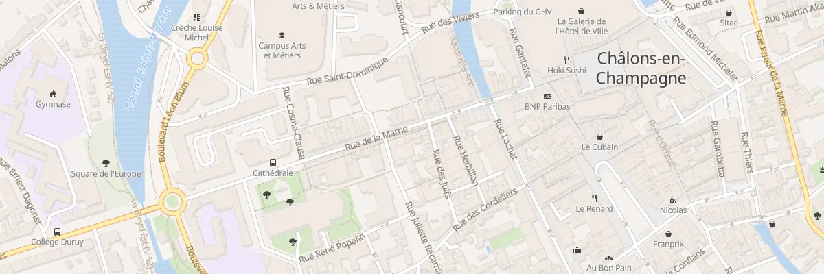 Plan du 57 Rue de la Marne à Châlons-en-Champagne