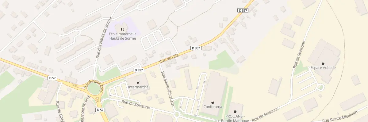 Plan du 45 Rue de Lille à Montceau-les-Mines