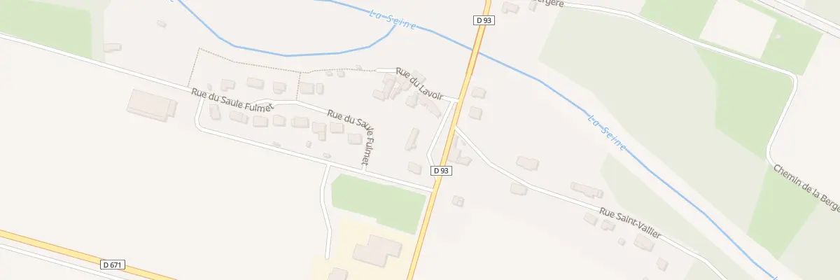 Plan du 1 Che du Canal à Bourguignons