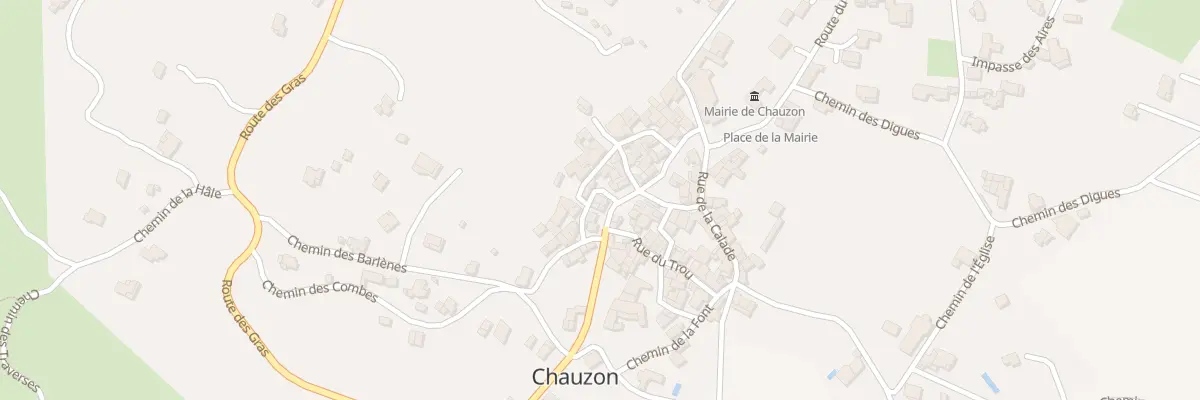 Plan du 45 Pl de la Remon à Chauzon