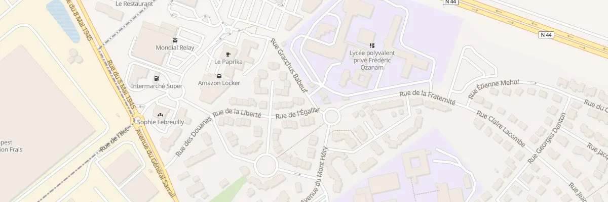 Plan du 2 Rue de l’Egalité à Châlons-en-Champagne