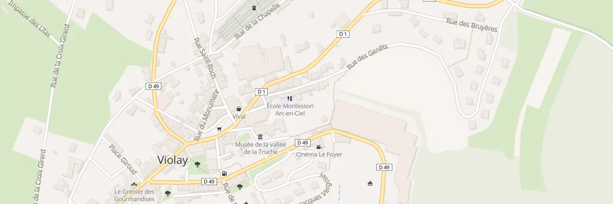 Plan du 5096 Le Bourg Sud à Violay