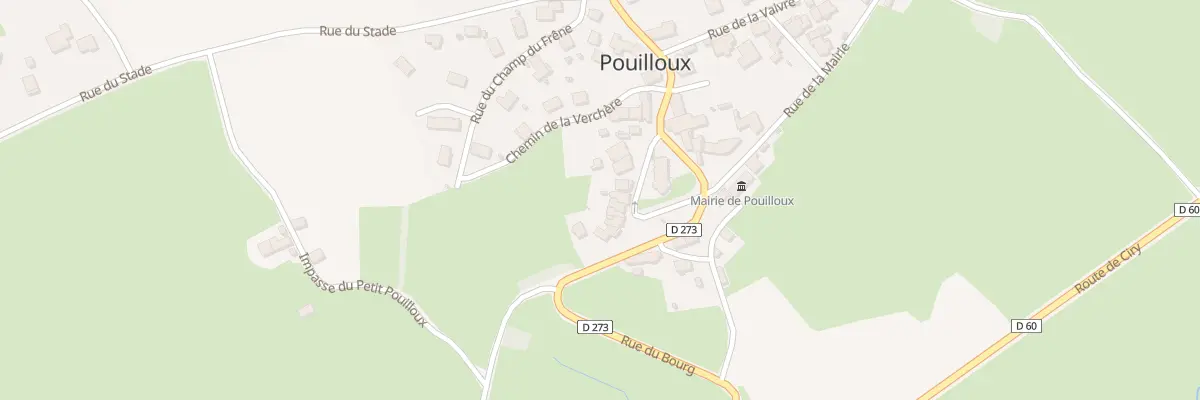 Plan du 6 Pl de l’Eglise à Pouilloux