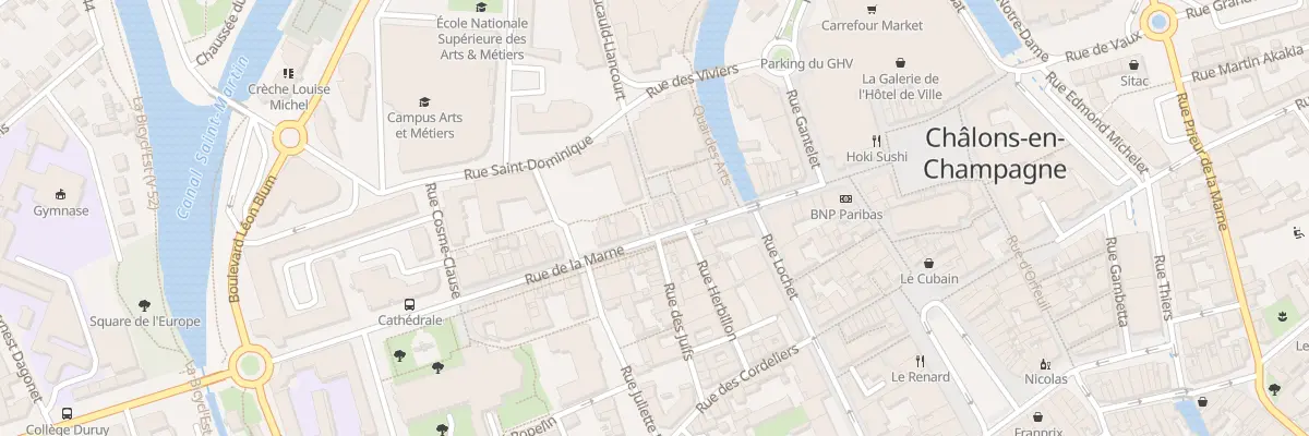 Plan du 46 Rue de la Marne à Châlons-en-Champagne