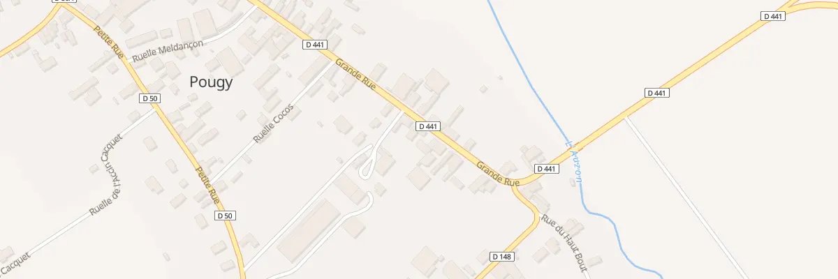 Plan du 36 Rue Grande Rue à Pougy