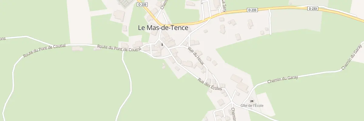 Plan du 111 Rue des Écoles au Mas-de-Tence