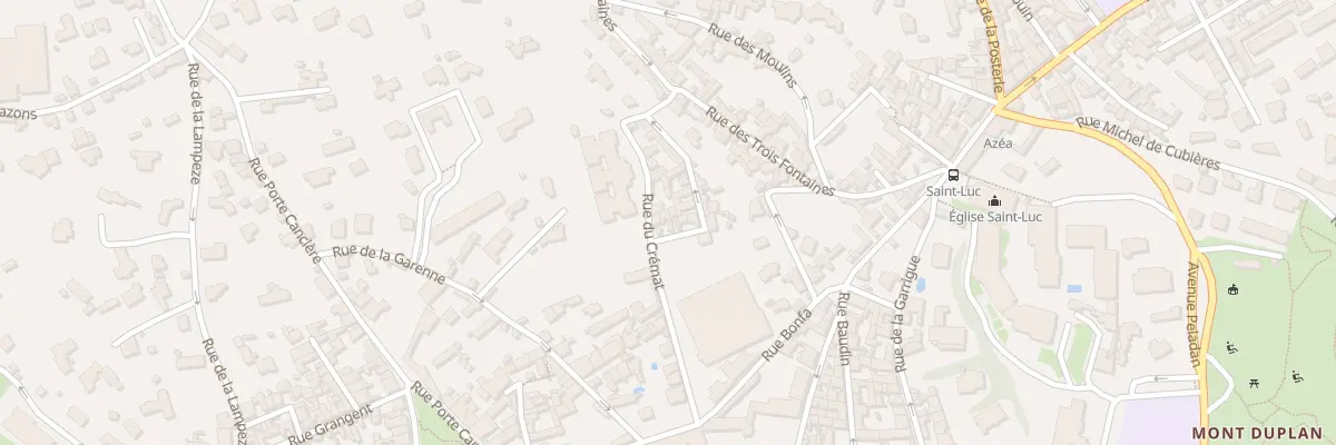 Plan du 1 Rue Urbain de Tessan à Nîmes