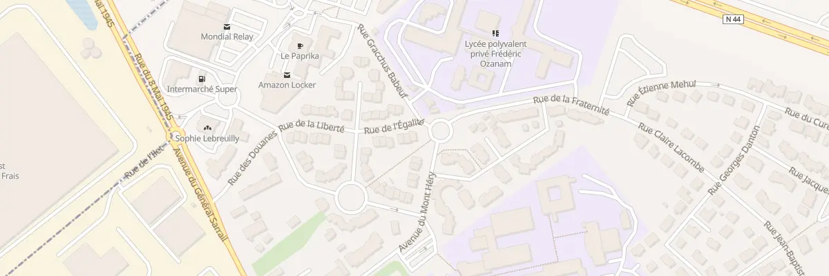 Plan du 1 Rue de l’Egalité à Châlons-en-Champagne