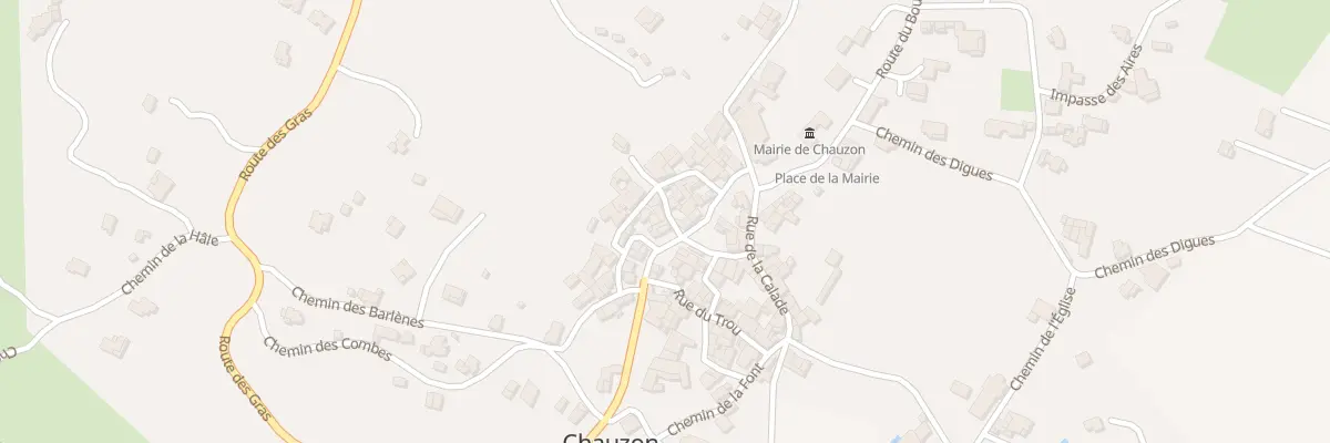 Plan du 65 Pl de la Remon à Chauzon