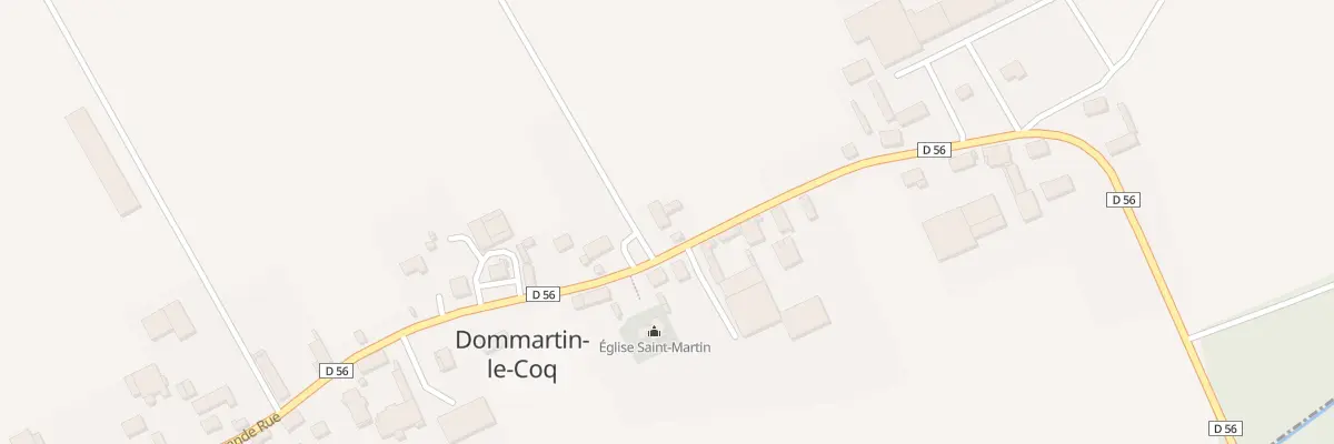 Plan du 23 Grande Rue à Dommartin-le-Coq
