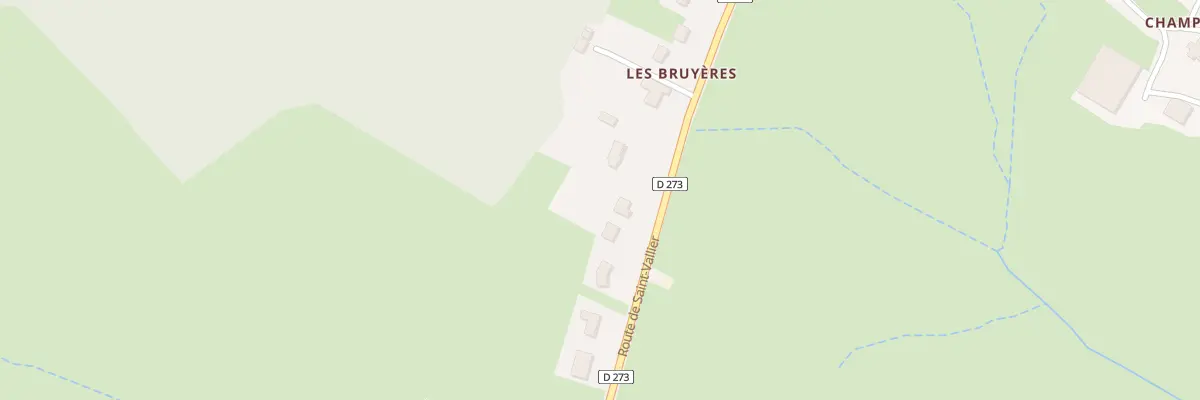 Plan du 21 Rte de Saint Vallier à Pouilloux