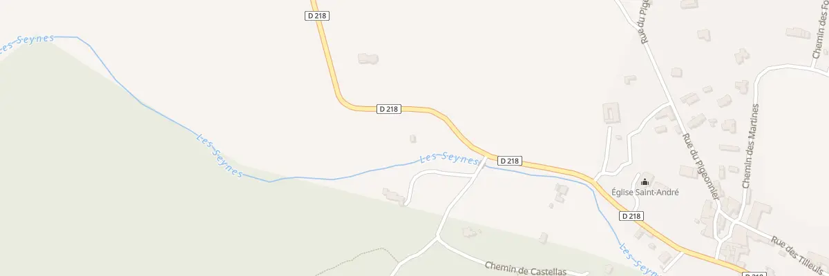 Plan du 230 Le Puget à Belvézet