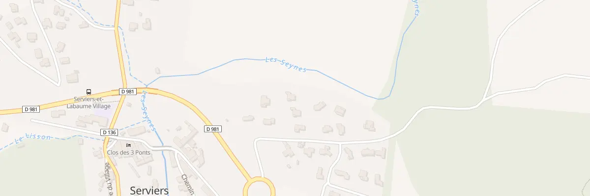 Plan du 5158 Che de la Carcarie à Serviers-et-Labaume