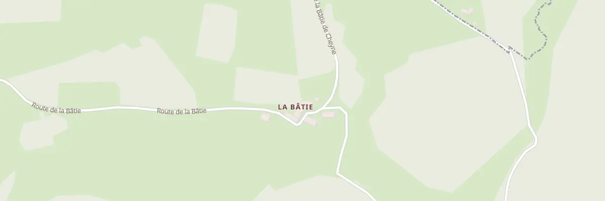 Plan du 1113 Rte de la Bâtie au Chambon-sur-Lignon