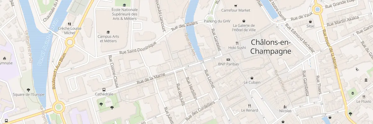 Plan du 36 Rue de la Marne à Châlons-en-Champagne