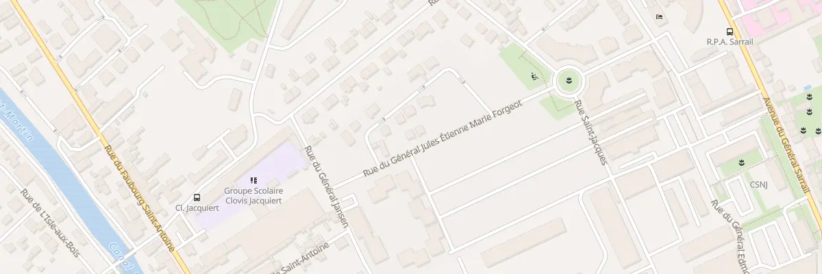 Plan du 7 Rue General Etienne Forgeot à Châlons-en-Champagne