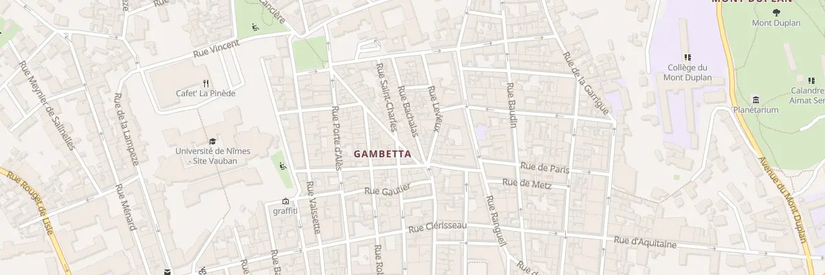 Plan du 27 Rue Bachalas à Nîmes