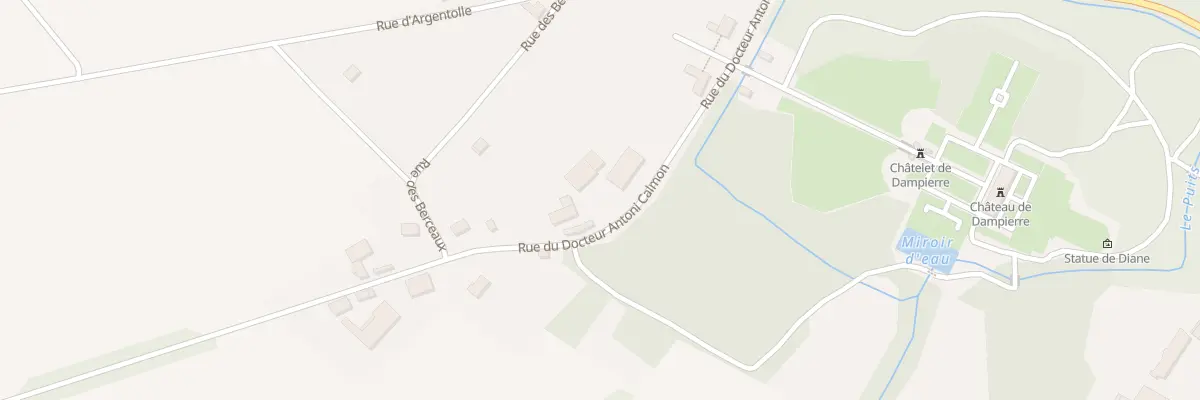 Plan du 111 Le Haut Village à Dampierre