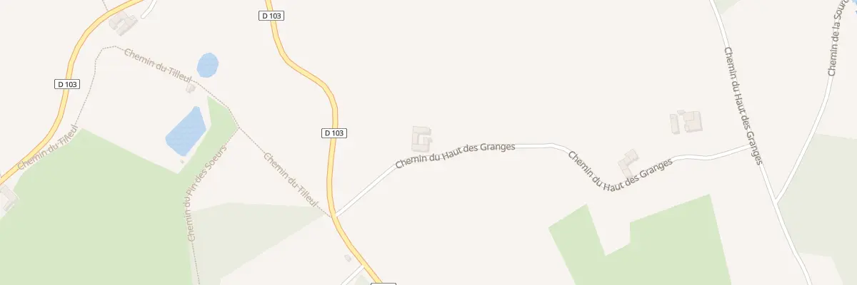 Plan du 121 Che du Haut des Granges à Maringes