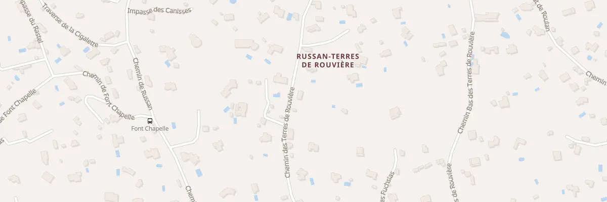 Plan du 866 Che des Terres de Rouvière à Nîmes