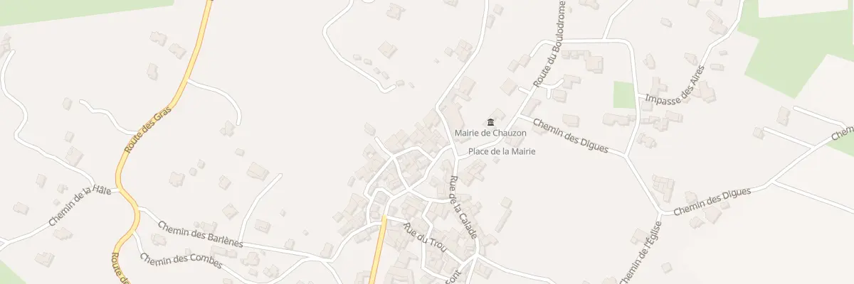 Plan du 20A Rue de la Chareyrade à Chauzon