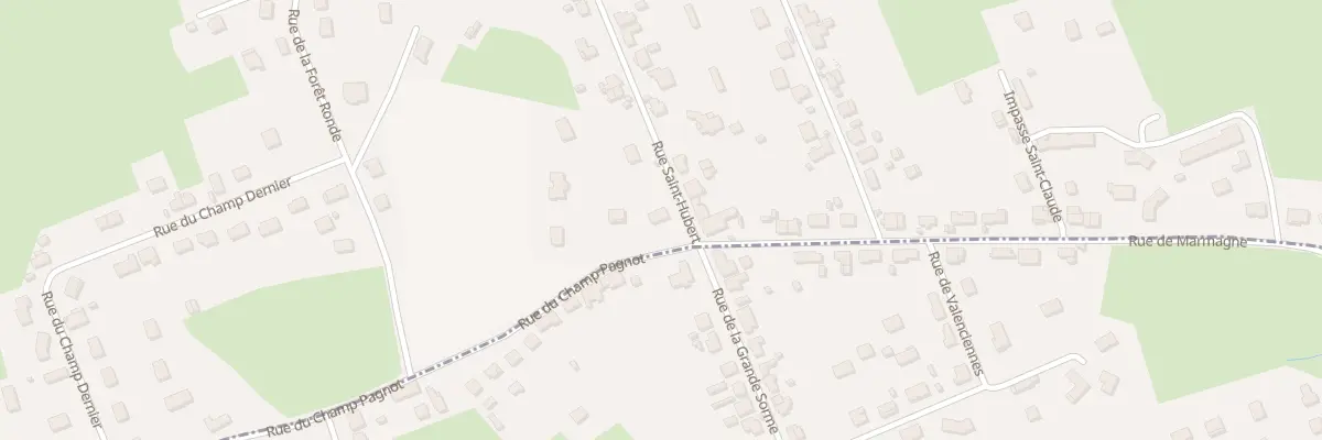 Plan du 1 Rue de Saint Hubert à Blanzy