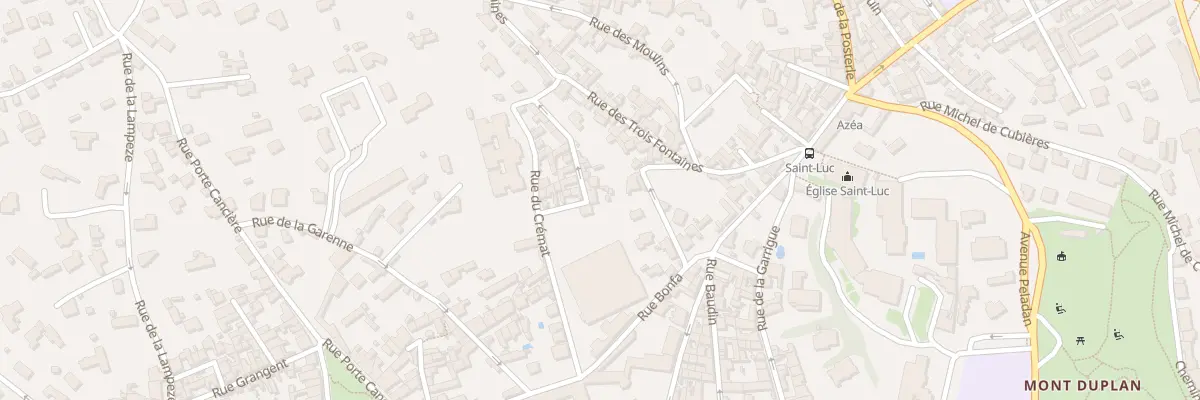 Plan du 2 Rue Urbain de Tessan à Nîmes