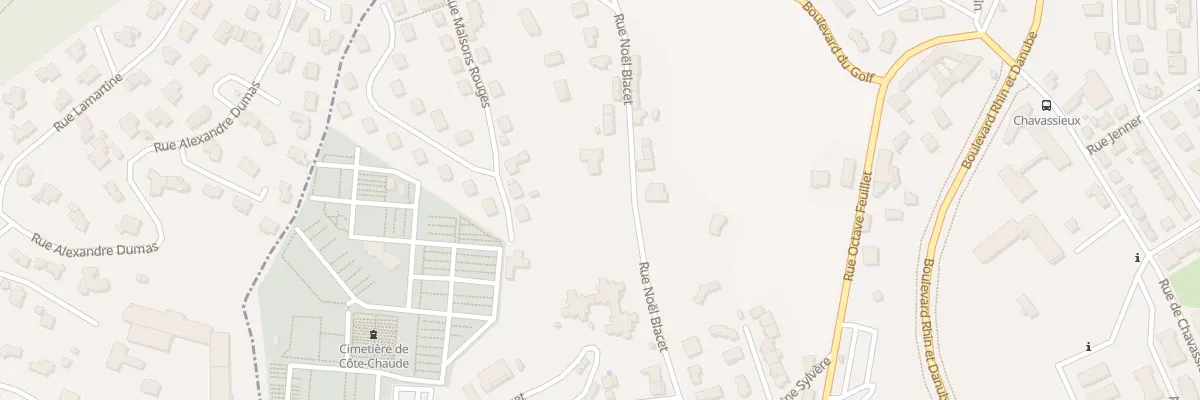 Plan du 59 Rue Noël Blacet à Saint-Étienne