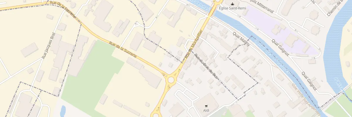 Plan du 2 Rue de Reims à Sault-lès-Rethel