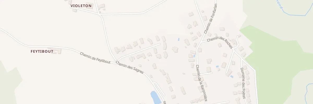 Plan du 322 Che des Sagnes à Saint-Médard-en-Forez