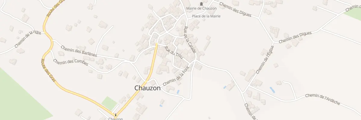 Plan du 92 Rue du Trou à Chauzon