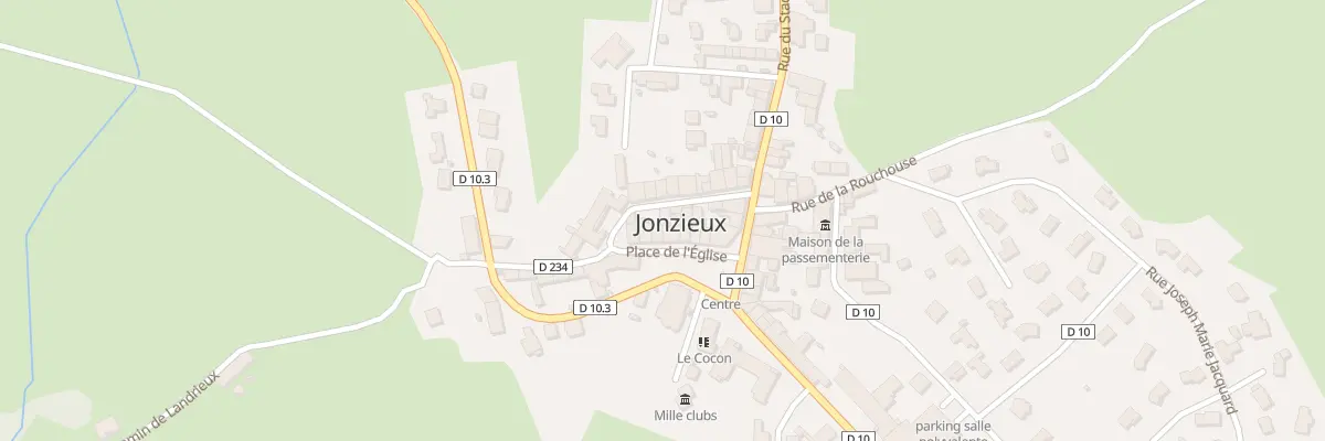 Plan du 8 Rue du Centre à Jonzieux