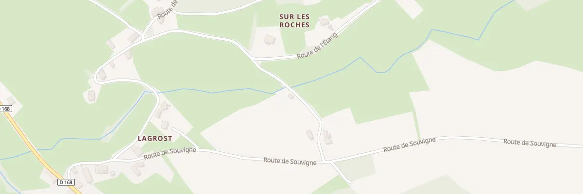 Plan du 5289 Champ de Lagrost à Ozolles
