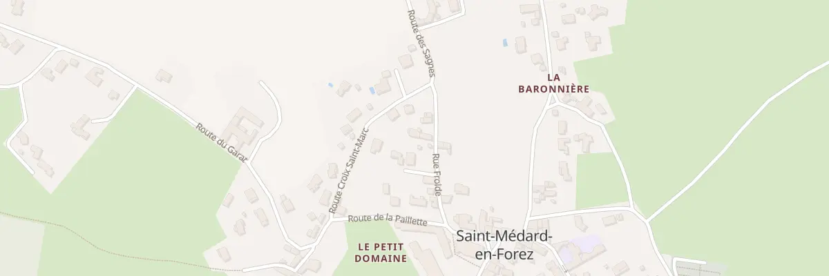 Plan du 186 Rte Croix Saint Marc à Saint-Médard-en-Forez