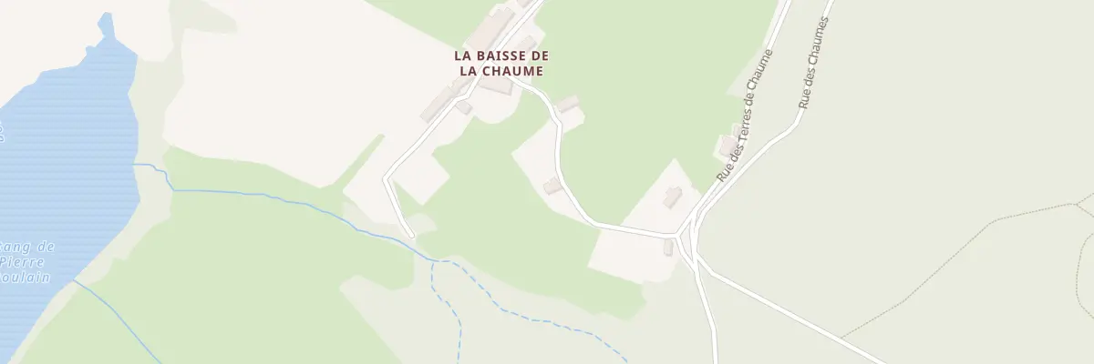 Plan du 5 Rue des Terres de Chaume à Pouilloux