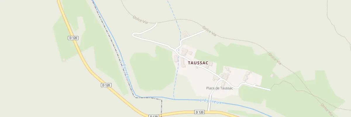 Plan du 265 Che de Taussac à Saint-Martin-de-Valamas