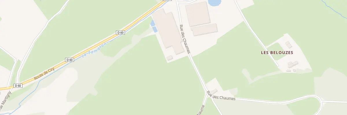 Plan du 2 Rue des Chaumes à Pouilloux