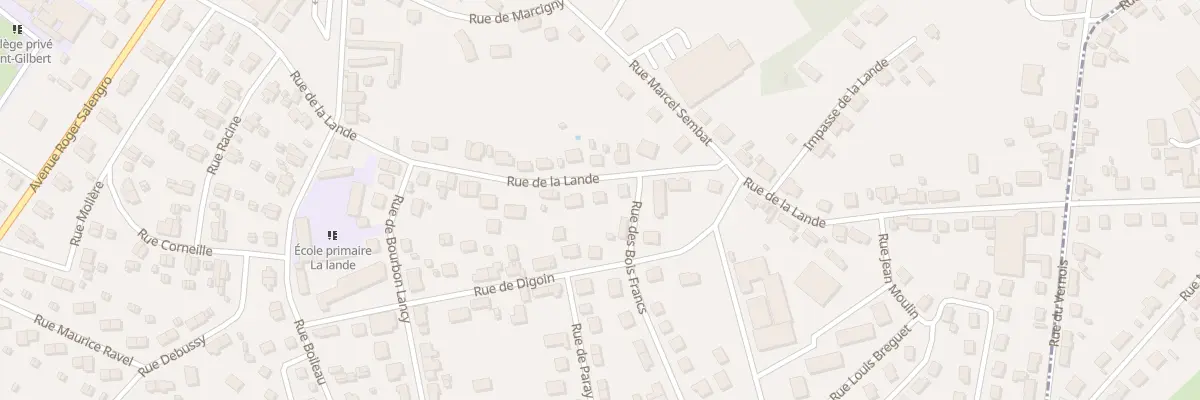 Plan du 9024 Rue de la Lande à Montceau-les-Mines