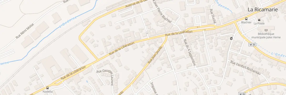 Plan du 41 Rue de la Libération à La Ricamarie