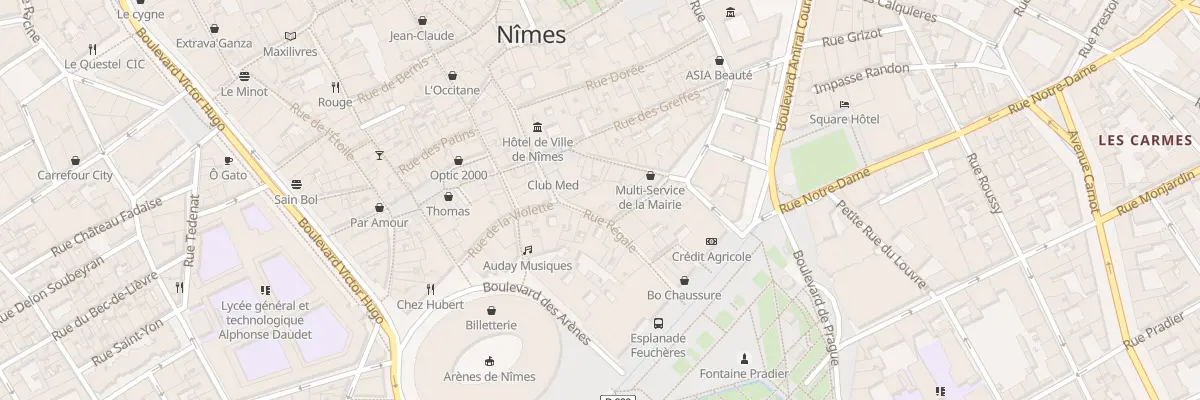 Plan du 7 Rue Régale à Nîmes