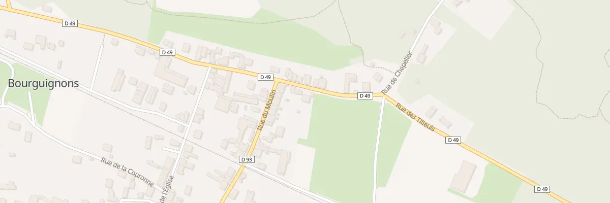 Plan du 11 Rue des Tilleuls à Bourguignons