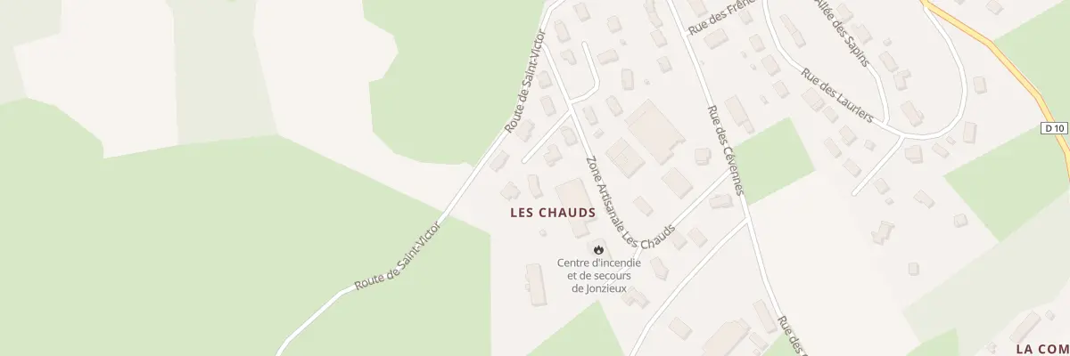 Plan du 5 Imp du Mezenc à Jonzieux