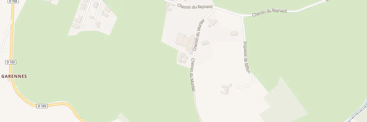 Plan du 168 Che du Mortier à Virigneux
