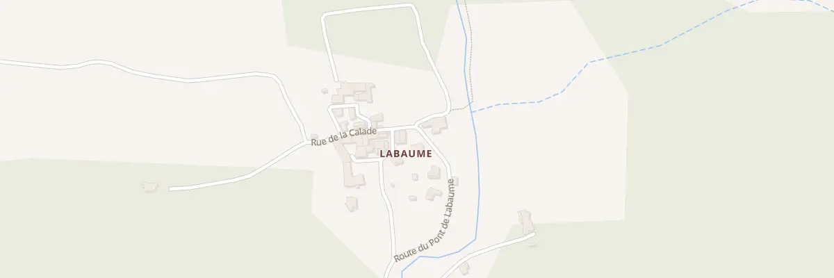 Plan du 5274 Rue de la Calade à Serviers-et-Labaume