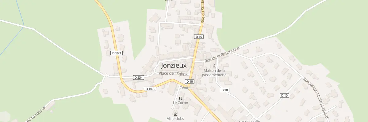 Plan du 4 Rue du Centre à Jonzieux