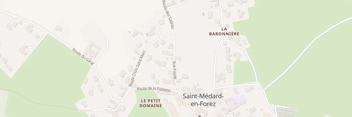 Plan du 88 Rue Froide à Saint-Médard-en-Forez
