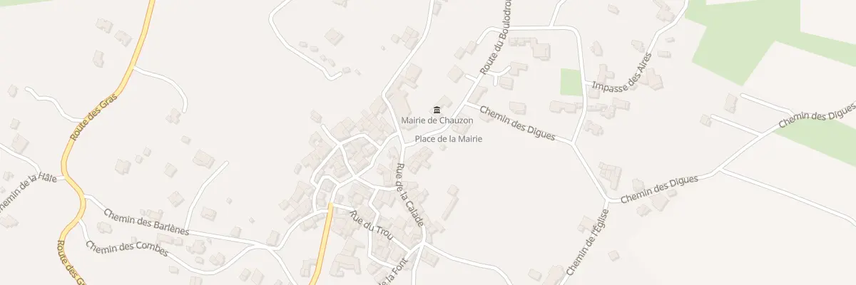 Plan du 105 Pl de la Mairie à Chauzon