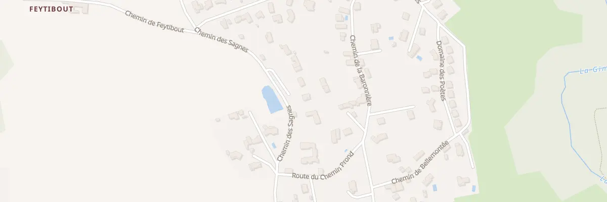Plan du 180 Che des Sagnes à Saint-Médard-en-Forez