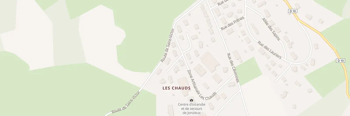 Plan du 2 Imp du Mezenc à Jonzieux