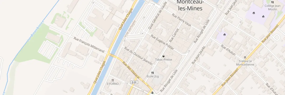 Plan du 3 Rue Paul Bert à Montceau-les-Mines